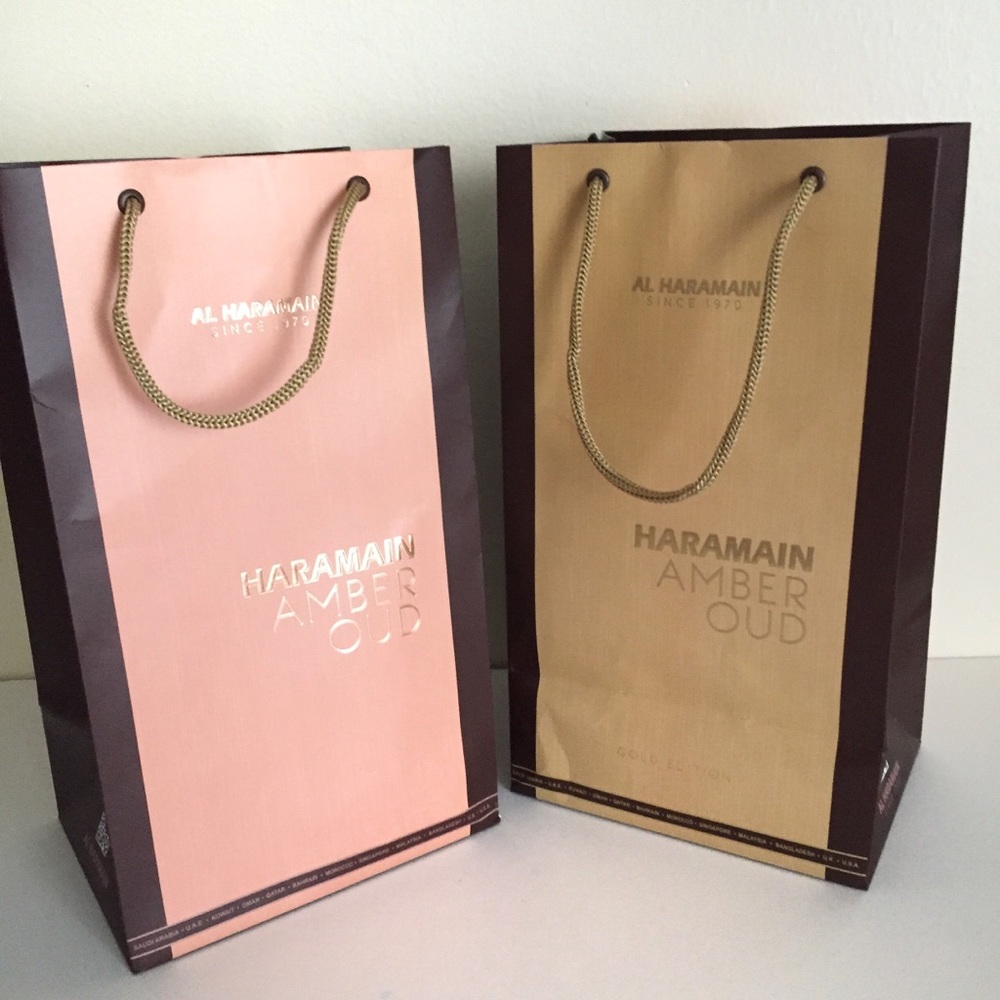 Al Haramain  Small Shopping Bag Lot of 2
